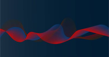 Dalga dalgalarıyla soyut vektör arkaplanı. renk tasarımı. vektör illüstrasyonu. 