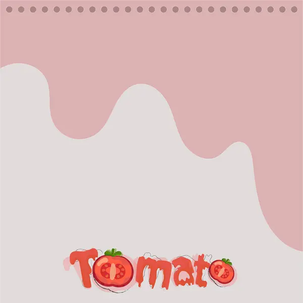 metin domatesli pembe soyut renkli arkaplan 