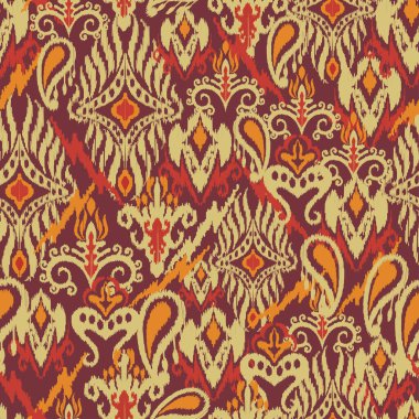 Tekstil süslemesinin kusursuz arkaplan deseni