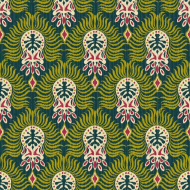 Soyut süs eşyasıyla kusursuz desen. vektör illüstrasyonu