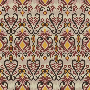 Kusursuz etnik boho arka planı, soyut desen