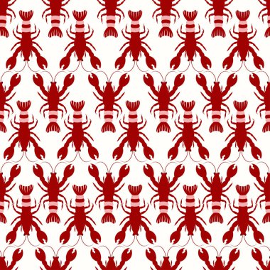 vektörde istakozsuz desen