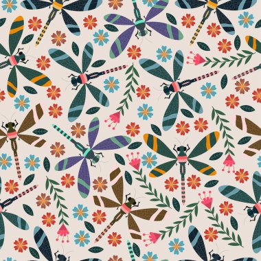 Güzel yusufçuk sineğinin vektör illüstrasyonuName