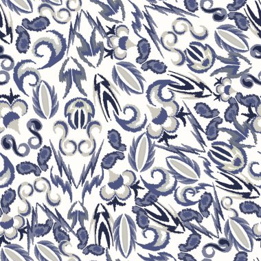 Çiçeksiz desenli sanat tasarımı. Kumaş, giysi, örtü, halı, duvar kağıdı vs. için uygun.