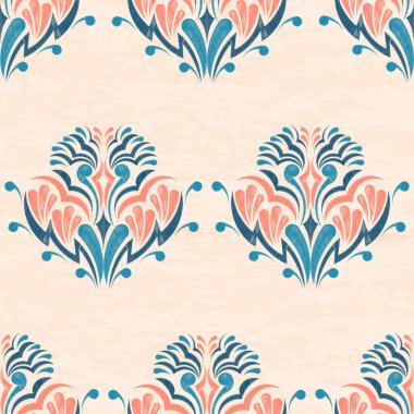 Soyut çiçeksiz desenli arka plan. Çiçek süsü.