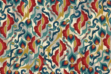 Çiçek süsüsüyle kusursuz soyut desen