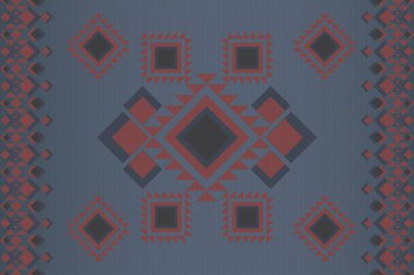 Etnik kusursuz vektör geometrik desen