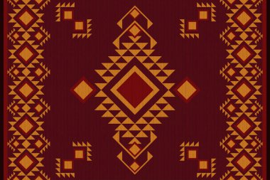 Kabile süslemeli etnik boho desenleri. vektör illüstrasyonu.