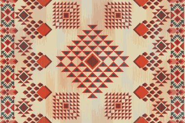 Soyut geometrik şekillerin kusursuz deseni. vektör sanatı