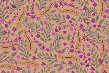 Kusursuz desen. Çiçek deseni. vektör illüstrasyonu.