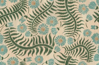 Soyut basit yaprakların kusursuz deseni