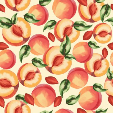 Güzel suluboya meyve deseni