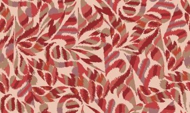 Çiçek süsüsüyle kusursuz soyut desen