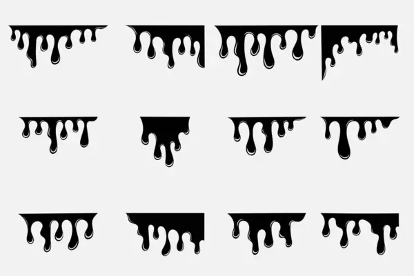 Siyah boya serpintileri, vektör çizimleri