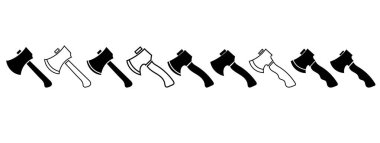 vektörde balta sembolü simgesi