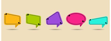 Konuşma baloncuklu konuşma baloncukları