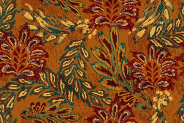 Çiçek süsüsüyle kusursuz soyut desen