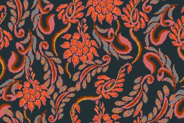 floral motifs for fabrics, covers, backgrounds, motifs, etc.