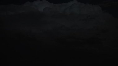 Doğanın ham gücünü ve güzelliğini gösteren sinematik fırtına görüntüleri, dönen süper hücreler, canlı şimşekler, dramatik gökyüzü altında şiddetli yağmur. Kara bulutlar ve ışık parlamaları yoğun, atmosferik bir hava göstergesi yaratır..