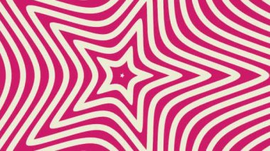 Beyaz ve Pembe Renk kullanılarak soyut arkaplan canlandırması