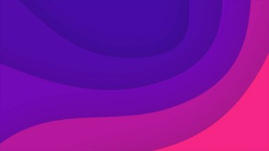 Soyut Mor Pembe Arkaplan Tasarımı Modern Dalgalar Vektör İllüstrasyon Sanatı Dijital Duvar Kağıdı Stili Yumuşak Eğriler Zarif Şekiller Canlı Renkler - Arkaplan - 4k Yüksek Kalite