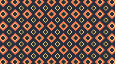 Tekrarlayan Geometrik Desen Tasarımı Turuncu Koyu Mavi Kareler Rhombus Şekilleri Dokuma Arkaplanı Soyut Modern Minimalist Tarzsız Tablosuz Resim Yazısı - 4k Yüksek Kaliteli Arkaplan
