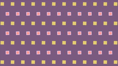 Mor Arkaplan Pastel Pembe Kare Şablon Tasarım Desen Grafik Sanatı Çizimi - Arkaplan - 4k Yüksek Kalite