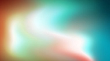 Soyut Teal Orange Beyaz Gradyan Düz Arkaplan Yumuşak Hafif Tasarım Doku - 4k Yüksek Kalite