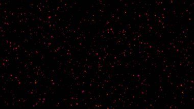 Kırmızı Turuncu Pembe Parlayan Parçacıklar Soyut Arkaplan Tasarımı Doku Aydınlatma Gecesi Gökyüzü - 4k Yüksek Kalite