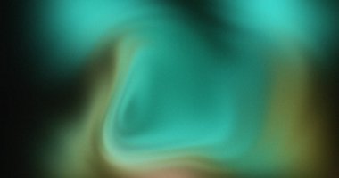 Soyut Teal Green Dönen Bulanık Arkaplan Doku Gradyan Tasarım Sanatı