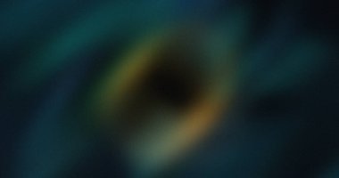 Soyut Koyu Teal Yeşil Sarı Bulanık Arkaplan Doku Tasarımı Sanat Resmi Grafiksel Dijital Fotoğraf