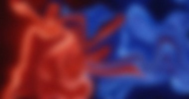 Soyut Kırmızı Mavi Girdap Bulanık Arkaplan Doku Tasarımı Grafik Resim Tasarımı