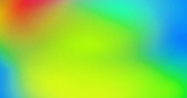 Soyut Renkli Gradyan Arkaplan Canlı Yeşil Kırmızı Sarı Renk Yumuşak Doku Dijital Sanat Tasarımı Duvar Kağıdı Çizimi