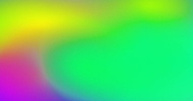 Soyut Renkli Gradyan Arkaplan Canlı Yeşil Sarı Mor Renk Dijital Sanat Tasarımı Doku Pürüzsüz Gökkuşağı Tonları