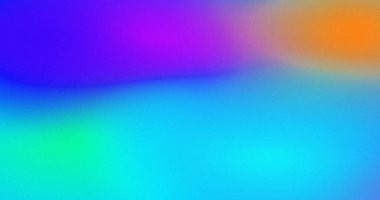 Soyut Renkli Gradyan Arkaplan Mor Turuncu Teal Yeşil Renkli Dijital Sanat Tasarımı Deseni Duvar Kağıdı