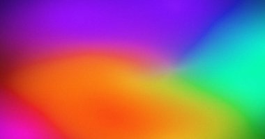Canlı Gökkuşağı Gradyan Renkli Spektrum Bulanık Arkaplan Tasarımı