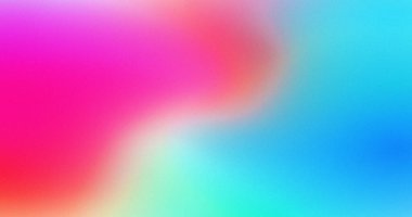 Canlı Renkli Gradyan Soyut Girdap Tasarımı Pembe Gökkuşağı Rengi Yumuşak Harmanlanmış Dijital Sanat