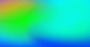 Soyut Gradyan Arkaplanı Teal Green Mavi Gökkuşağı Renkli Yumuşak Renkli Yumuşak Karışım Vibrant Dijital Sanat Tasarımı