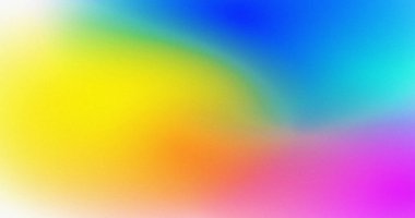 Canlı Gökkuşağı Gradyan Arkaplan Doku Tasarımı Soyut Bulanık Pastel Düz