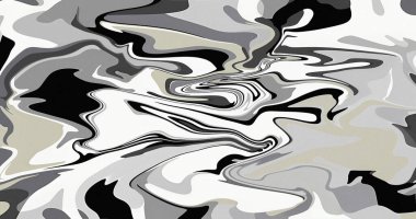 Soyut Girdap Siyah Gri Bej Mermer Doku Tasarımı Sanatı