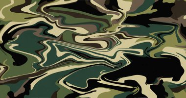 Soyut Yeşil Camo Girdap Mermer Döküm Deseni Tasarım Arkaplan Sanatı
