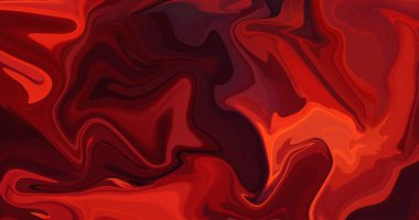 Soyut Kırmızı Sıvı Girdap Döküm Arkaplan Tasarımı Resim Boyama Grafiği