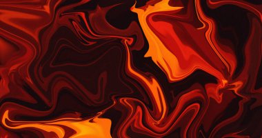 Soyut Sıvı Girdap Kırmızı Turuncu Siyah Tonlar Doku Tasarımı Resim Arkaplanı