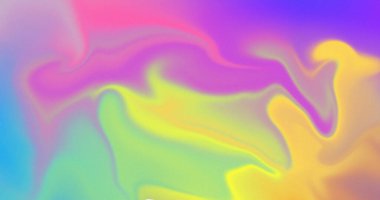 Soyut Pastel Gökkuşağı Sıvı Gradyan Arkaplan Tasarımı