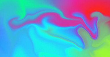 Soyut Vibrant Girdap Neon Gradyan Renkli Sıvı Tasarım Sanat Arkaplanı