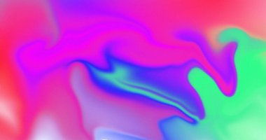 Soyut Renkli Girdaplar Vibrant Gradyan Pembe Mor Neon Holografik Sıvı Tasarımı Arkaplan