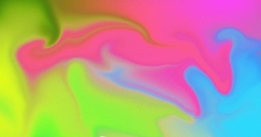 Soyut Girdap Neon Pembe Mavi Gradyan Sıvı Arkaplan Doku Tasarımı Sanat