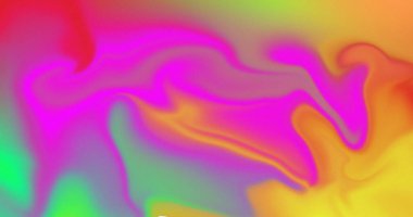 Soyut Vibrant kıvrımlı Renkli Neon Pembesi Yeşil Renk Doku Tasarımı Sanat