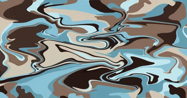 Soyut Girdap Kahverengi Bej Mavi Mermer Doku Tasarımı Sanat Arkaplan Resimleri