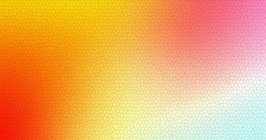 Soyut Renkli Mozaik Desen Tasarım Arkaplan Doku Gradyan Renkler Sarı Turuncu Pembe Beyaz